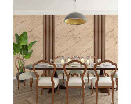 Самоклеящаяся виниловая плитка 600х300х1,5мм Благородный мрамор, цена за 1 шт. (СВП-101) Глянец SW-00000291