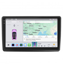 Штатная магнитола Lesko для Toyota Sienna II Рестайлинг 2005-2010 экран 9" 4/64 QLED CarPlay 4G Wi-Fi GPS 360 Prime