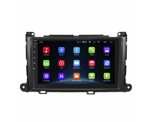 Штатная магнитола Lesko для Toyota Sienna III 2010-2014 экран 9" 2/32Gb Wi-Fi GPS Base