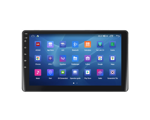 Штатная магнитола Lesko для Toyota Sienna III Рестайлинг 2 2017-2020 экран 9" 4/64Gb CarPlay 4G Wi-Fi GPS Prime