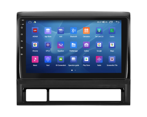 Штатная магнитола Lesko для Toyota Tacoma II Рестайлинг 2011-2015 экран 9" 2/32Gb CarPlay 4G Wi-Fi GPS Prime