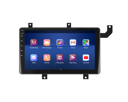 Штатная магнитола Lesko для Toyota Tacoma III 2015-н.в. экран 9" 4/64Gb 4G Wi-Fi GPS Top