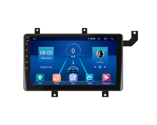 Штатная магнитола Lesko для Toyota Tacoma III 2015-н.в. экран 9" 6/128Gb 4G Wi-Fi GPS Top