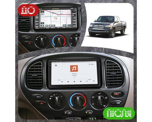 Штатная магнитола Lesko для Toyota Tundra I Рестайлинг 2002-2006 экран 9" 4/64 QLED CarPlay 4G Wi-Fi GPS 360 Prime