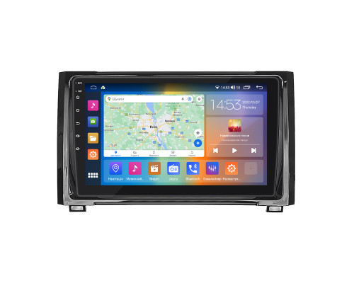 Штатная магнитола Lesko для Toyota Tundra II 2007-2013 экран 9" 4/64Gb CarPlay 4G Wi-Fi GPS Prime
