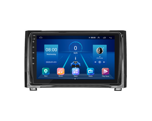 Штатная магнитола Lesko для Toyota Tundra II 2007-2013 экран 9" 4/64Gb 4G Wi-Fi GPS Top