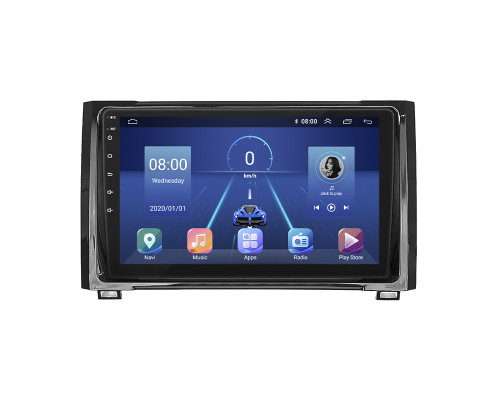Штатная магнитола Lesko для Toyota Tundra II Рестайлинг 2013-2021 экран 9" 2/32Gb 4G Wi-Fi GPS Top