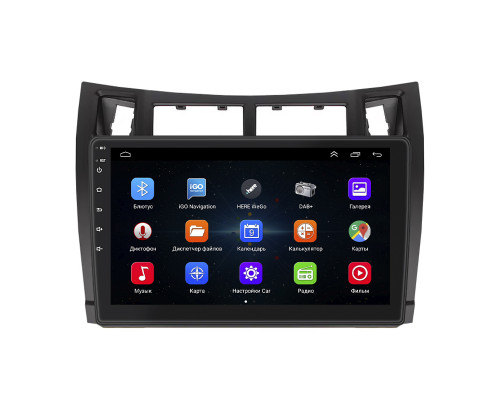 Штатная магнитола Lesko для Toyota Vitz II (XP90) 2005-2011 экран 9" 1/16Gb Wi-Fi GPS Base