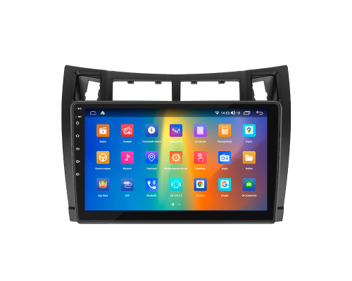 Штатная магнитола Lesko для Toyota Vitz II (XP90) 2005-2011 экран 9" 2/32Gb CarPlay 4G Wi-Fi GPS Prime