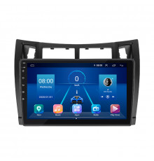Штатная магнитола Lesko для Toyota Vitz II (XP90) 2005-2011 экран 9" 4/64Gb 4G Wi-Fi GPS Top