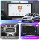 Штатная магнитола Lesko для Toyota Yaris II Рестайлинг 2009-2012 экран 9" 4/64 QLED CarPlay 4G Wi-Fi GPS 360 Prime