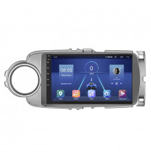 Штатная магнитола Lesko для Toyota Yaris III 2010-2014 экран 9" 6/128Gb 4G Wi-Fi GPS Top
