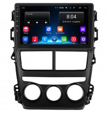 Штатная магнитола Lesko для Toyota Yaris III Рестайлинг 2 2017-2020 экран 9" 2/32Gb Wi-Fi GPS Base