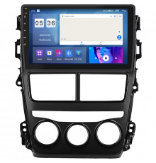 Штатная магнитола Lesko для Toyota Yaris III Рестайлинг 2 2017-2020 экран 9" 2/32Gb CarPlay 4G Wi-Fi GPS Prime