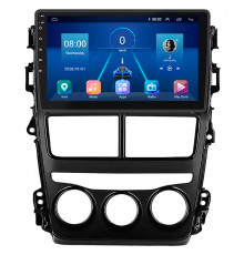 Штатная магнитола Lesko для Toyota Yaris III Рестайлинг 2 2017-2020 экран 9" 6/128Gb 4G Wi-Fi GPS Top