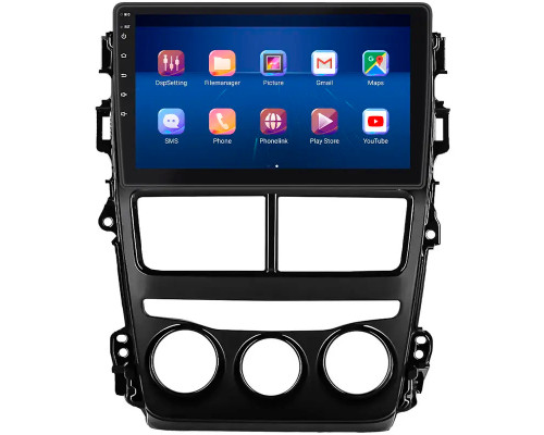 Штатная магнитола Lesko для Toyota Yaris III Рестайлинг 2 2017-2020 экран 9" 6/128Gb 4G Wi-Fi GPS Top