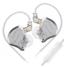 Навушники KZ ZSN Pro 2 з мікрофоном gray