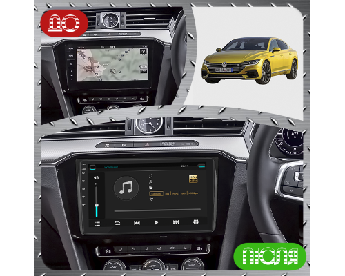 Штатная магнитола Lesko для Volkswagen Arteon I 2017-2020 экран 9" 4/64Gb 4G Wi-Fi GPS Top