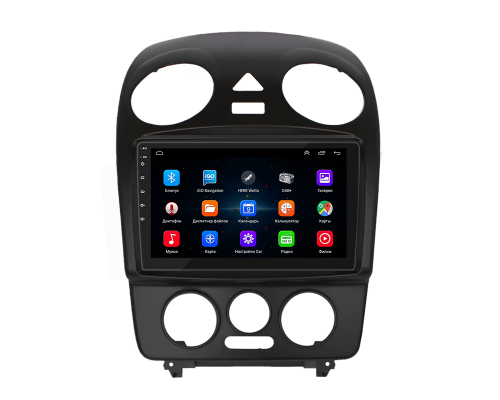 Штатная магнитола Lesko для Volkswagen Beetle I (A4) Рестайлинг 2005-2010 экран 9" 1/16Gb Wi-Fi GPS Base