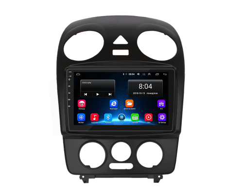 Штатная магнитола Lesko для Volkswagen Beetle I (A4) Рестайлинг 2005-2010 экран 9" 2/32Gb Wi-Fi GPS Base