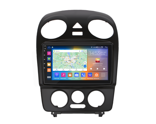 Штатная магнитола Lesko для Volkswagen Beetle I (A4) Рестайлинг 2005-2010 экран 9" 2/32Gb CarPlay 4G Wi-Fi GPS Prime