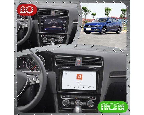 Штатная магнитола Lesko для Volkswagen Bora IV 2018-н.в. экран 9" 4/64 QLED CarPlay 4G Wi-Fi GPS 360 Prime