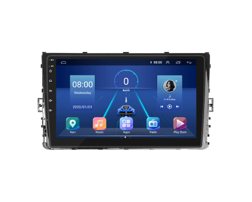 Штатная магнитола Lesko для Volkswagen Bora IV 2018-н.в. экран 9" 6/128Gb 4G Wi-Fi GPS Top