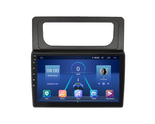 Штатная магнитола Lesko для Volkswagen Caddy III Рестайлинг 2010-2015 экран 10" 6/128Gb 4G Wi-Fi GPS Top