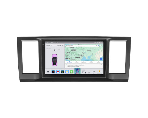 Штатная магнитола Lesko для Volkswagen Caravelle T6 2015-2020 экран 9" 4/64 QLED CarPlay 4G Wi-Fi GPS 360 Prime