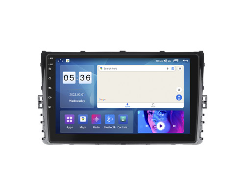 Штатная магнитола Lesko для Volkswagen Caravelle T6 Рестайлинг 2019-н.в. экран 9" 2/32Gb CarPlay 4G Wi-Fi GPS Prime