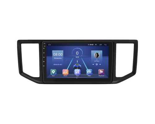 Штатная магнитола Lesko для Volkswagen Crafter II 2017-н.в. экран 10" 4/32Gb 4G Wi-Fi GPS Top