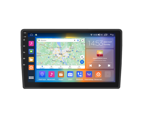 Штатная магнитола Lesko для Volkswagen Golf V 2003-2009 экран 10" 2/32Gb CarPlay 4G Wi-Fi GPS Prime