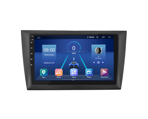 Штатная магнитола Lesko для Volkswagen Golf VI 2008-2012 экран 9" 6/128Gb 4G Wi-Fi GPS Top