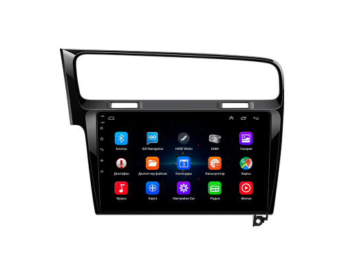 Штатная магнитола Lesko для Volkswagen Golf VII 2012-2017 экран 10" 1/16Gb Wi-Fi GPS Base