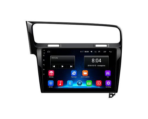Штатная магнитола Lesko для Volkswagen Golf VII 2012-2017 экран 10" 2/32Gb Wi-Fi GPS Base