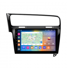 Штатная магнитола Lesko для Volkswagen Golf VII 2012-2017 экран 10" 2/32Gb CarPlay 4G Wi-Fi GPS Prime