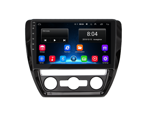 Штатная магнитола Lesko для Volkswagen Jetta VI 2010-2015 экран 10" 2/32Gb Wi-Fi GPS Base