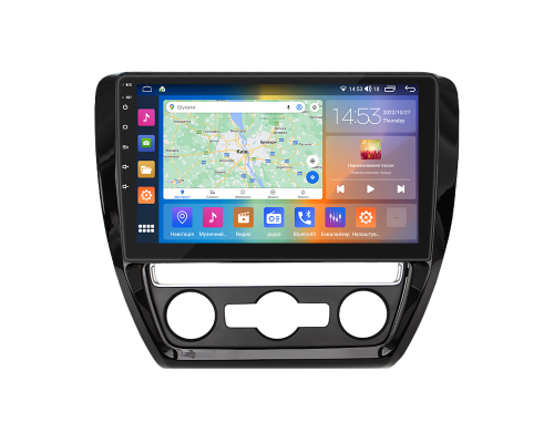 Штатная магнитола Lesko для Volkswagen Jetta VI 2010-2015 экран 10" 2/32Gb CarPlay 4G Wi-Fi GPS Prime