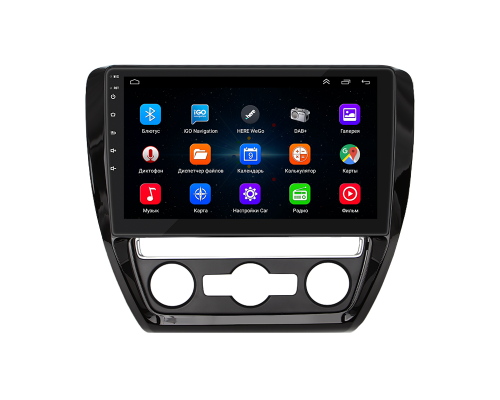 Штатная магнитола Lesko для Volkswagen Jetta VI Рестайлинг 2014-2018 экран 10" 1/16Gb Wi-Fi GPS Base