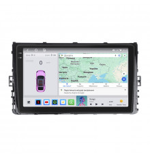 Штатная магнитола Lesko для Volkswagen Jetta VII 2018-н.в. экран 9" 4/64 QLED CarPlay 4G Wi-Fi GPS 360 Prime