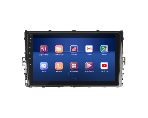 Штатная магнитола Lesko для Volkswagen Jetta VII 2018-н.в. экран 9" 2/32Gb 4G Wi-Fi GPS Top