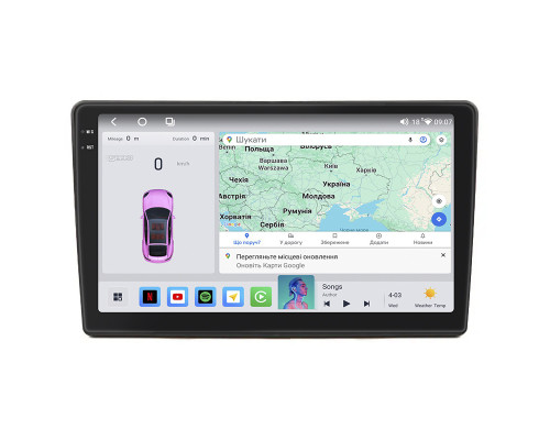Штатная магнитола Lesko для Volkswagen Passat B5 1996-2001 экран 9" 4/64 QLED CarPlay 4G Wi-Fi GPS 360 Prime