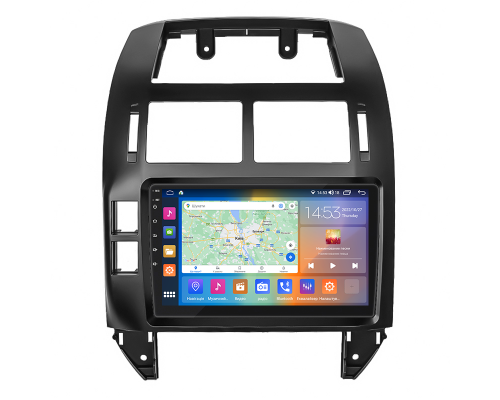 Штатная магнитола Lesko для Volkswagen Polo IV 2001-2005 экран 9" 4/64Gb CarPlay 4G Wi-Fi GPS Prime