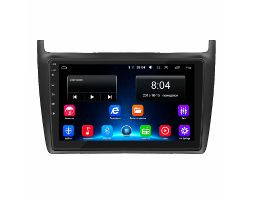 Штатная магнитола Lesko для Volkswagen Polo V 2009-2015 экран 9" 2/32Gb Wi-Fi GPS Base