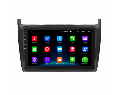 Штатная магнитола Lesko для Volkswagen Polo V 2009-2015 экран 9" 2/32Gb Wi-Fi GPS Base