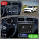 Штатная магнитола Lesko для Volkswagen Polo V 2009-2015 экран 9" 2/32Gb Wi-Fi GPS Base