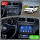 Штатная магнитола Lesko для Volkswagen Polo V 2009-2015 экран 9" 4/64Gb 4G Wi-Fi GPS Top