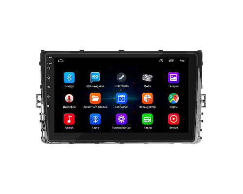 Штатная магнитола Lesko для Volkswagen Polo VI (EU Market) 2017-2021 экран 9" 1/16Gb Wi-Fi GPS Base