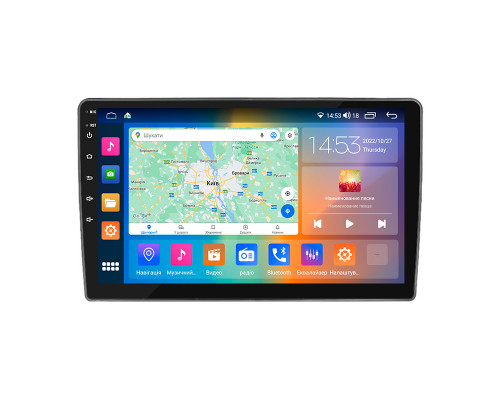 Штатная магнитола Lesko для Volkswagen Scirocco III Рестайлинг 2014-2017 экран 10" 2/32Gb CarPlay 4G Wi-Fi GPS Prime