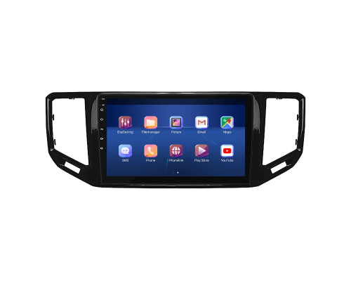 Штатная магнитола Lesko для Volkswagen Teramont I Рестайлинг 2021-н.в. экран 10" 4/64Gb 4G Wi-Fi GPS Top